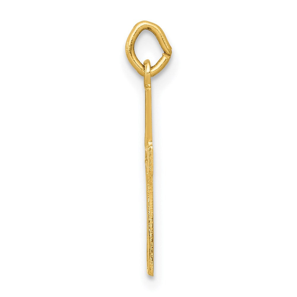 14K Gelbgold 14K Kreuz Charm