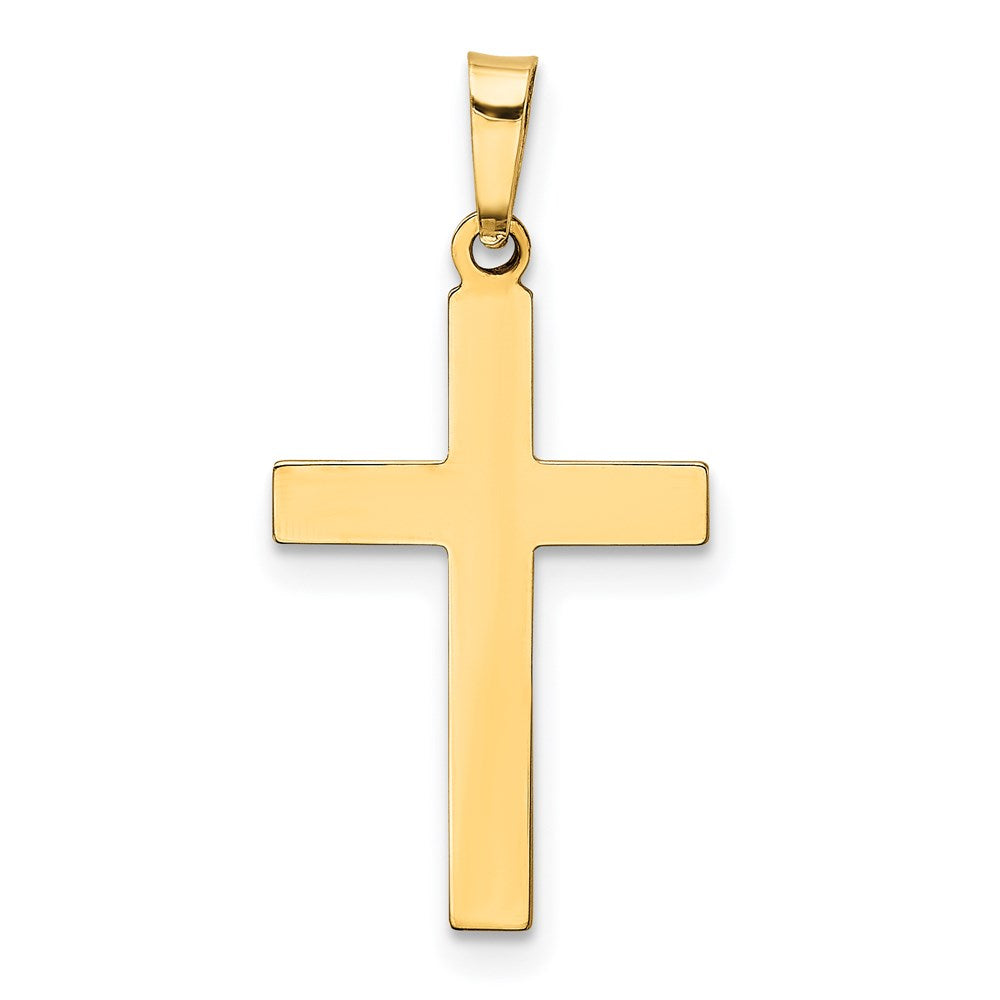 14K Gelbgold 14K Hohl Kreuz Anhänger