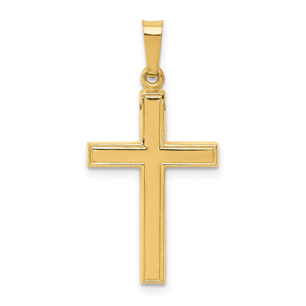 14K Gelbgold 14K Hohl Kreuz Anhänger