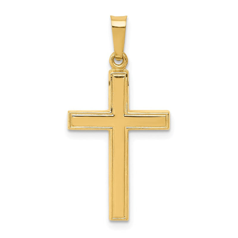14K Gelbgold 14K Hohl Kreuz Anhänger