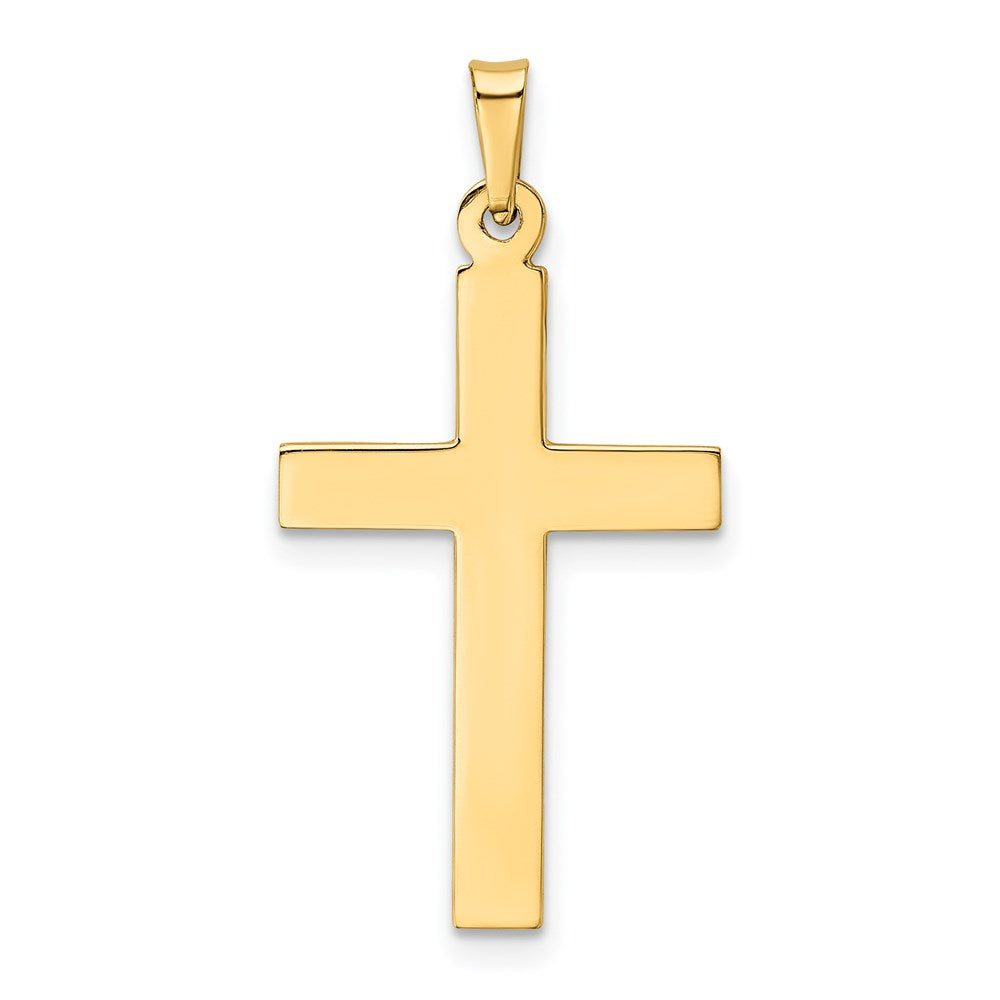 14K Gelbgold 14K Hohl Kreuz Anhänger