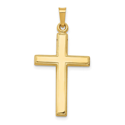 14K Gelbgold 14K Hohl Kreuz Anhänger