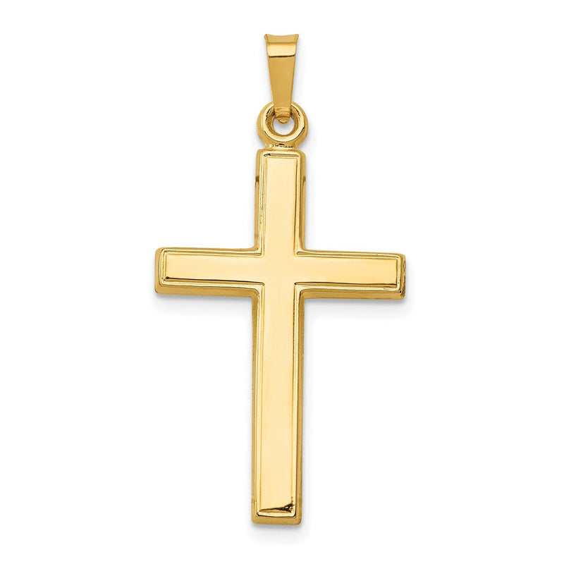 14K Gelbgold 14K Hohl Kreuz Anhänger