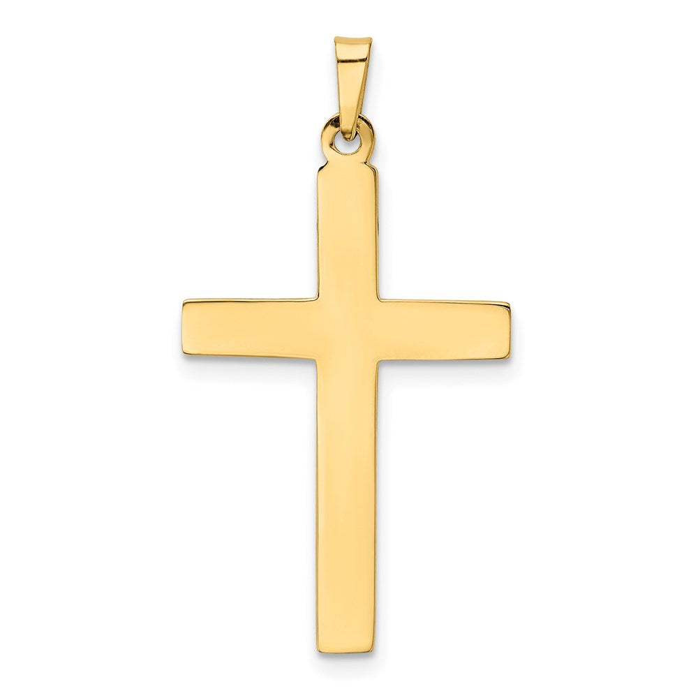 14K Gelbgold 14K Hohl Kreuz Anhänger