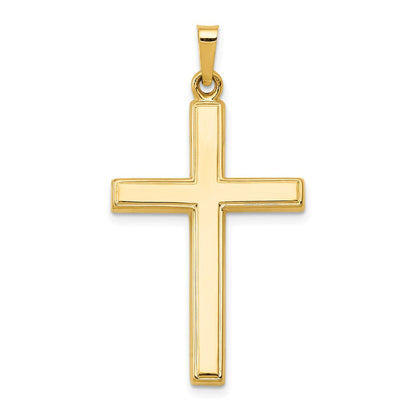 14K Gelbgold 14K Hohl Kreuz Anhänger
