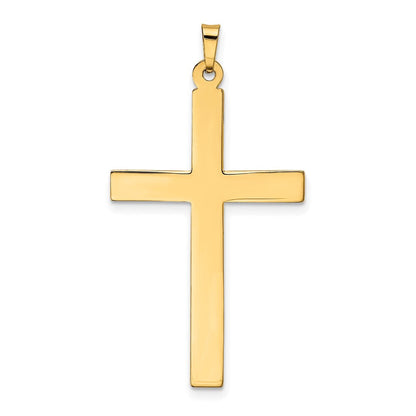 14K Gelbgold 14K Hohl Kreuz Anhänger