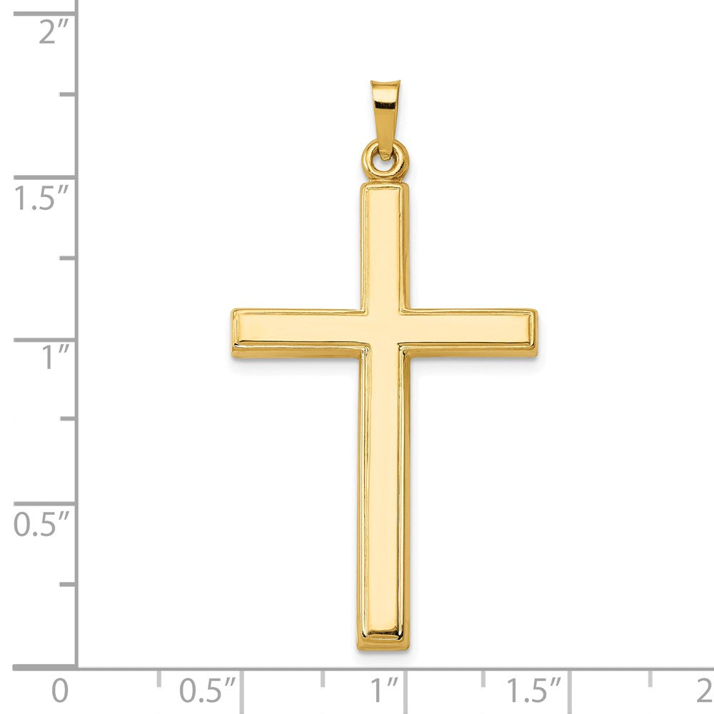 14K Gelbgold 14K Hohl Kreuz Anhänger