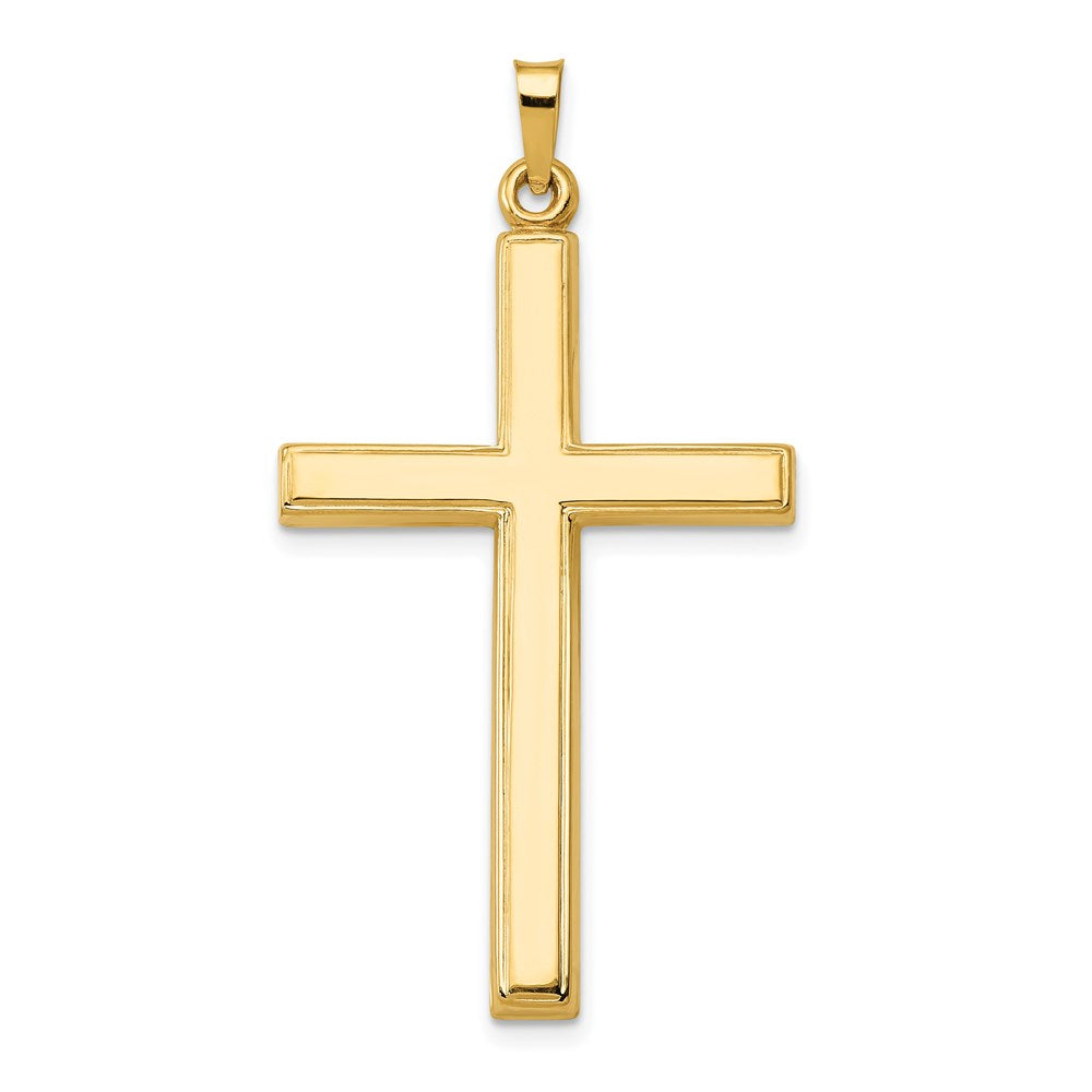 14K Gelbgold 14K Hohl Kreuz Anhänger