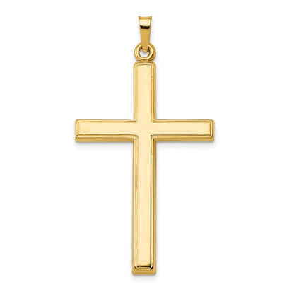 14K Gelbgold 14K Hohl Kreuz Anhänger