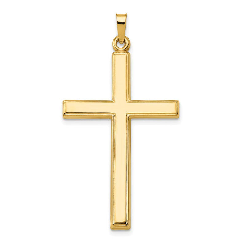 14K Gelbgold 14K Hohl Kreuz Anhänger