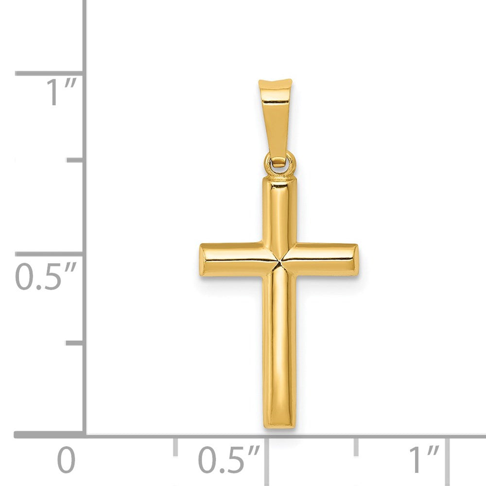 14K Gelbgold 14K Hohl Kreuz Anhänger