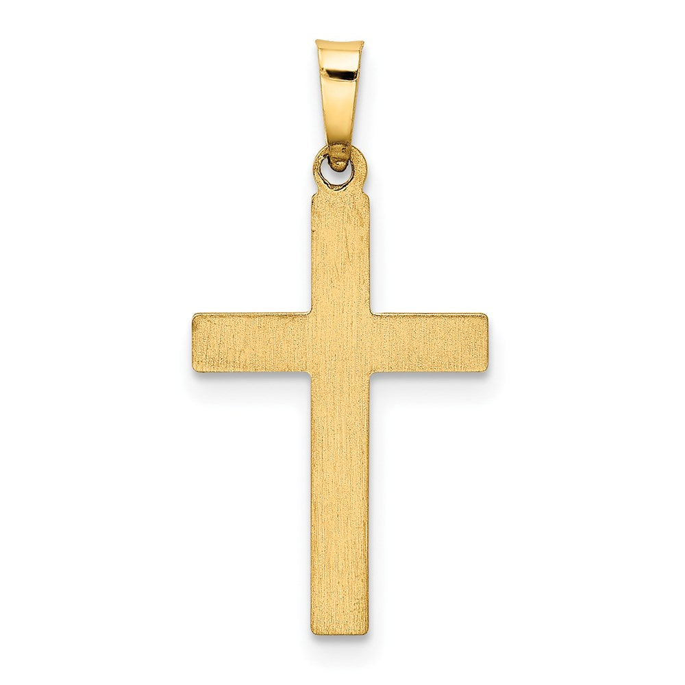 14K Gelbgold 14K Hohl Kreuz Anhänger