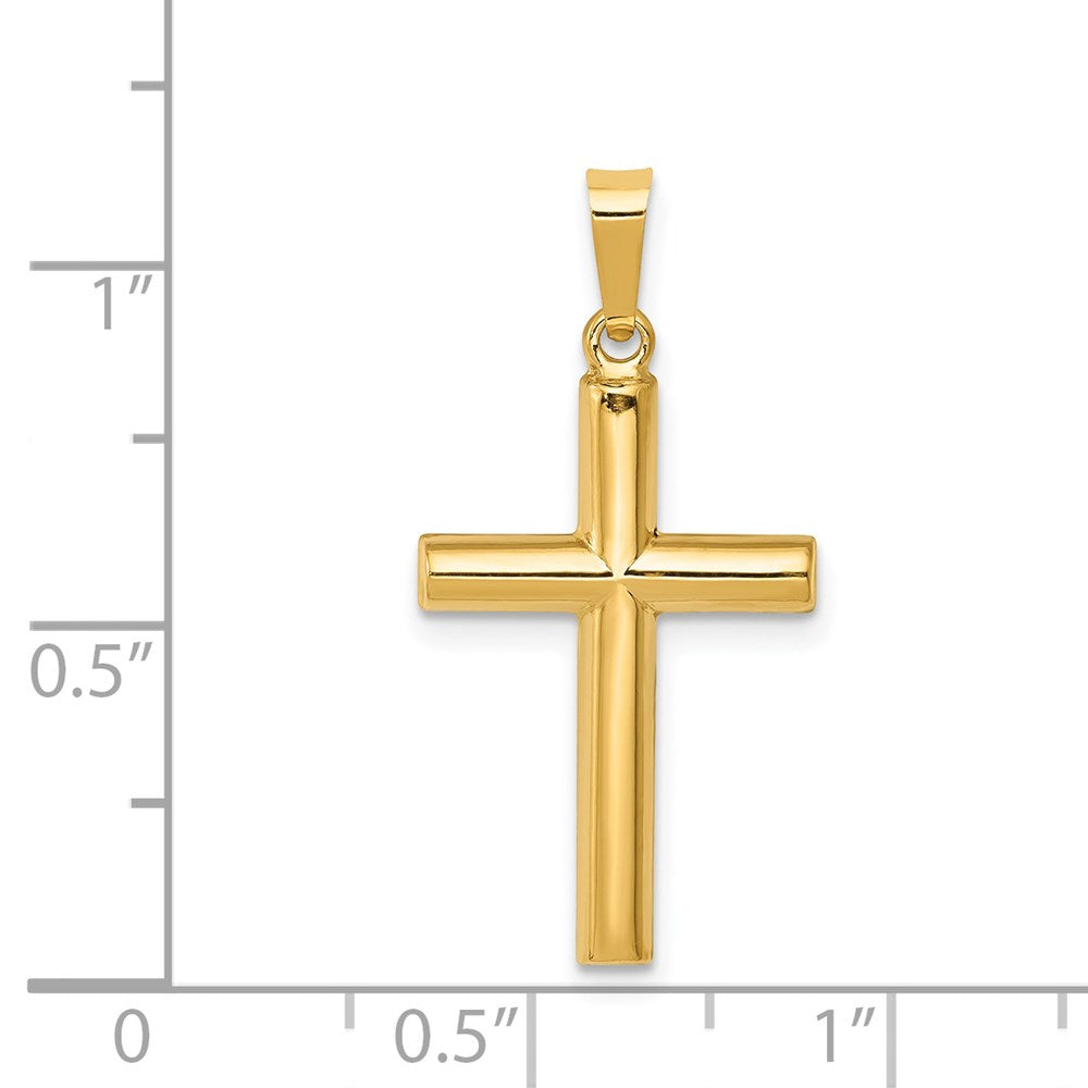 14K Gelbgold 14K Hohl Kreuz Anhänger