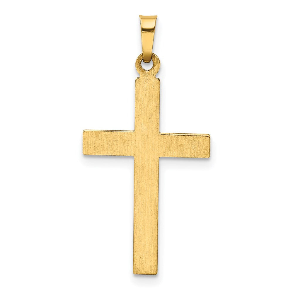 14K Gelbgold 14K Hohl Kreuz Anhänger