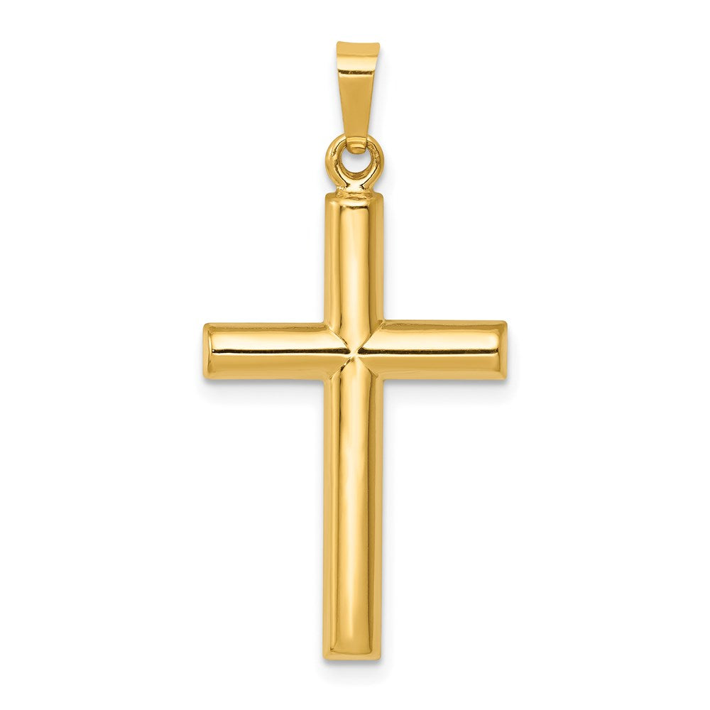 14K Gelbgold 14K Hohl Kreuz Anhänger