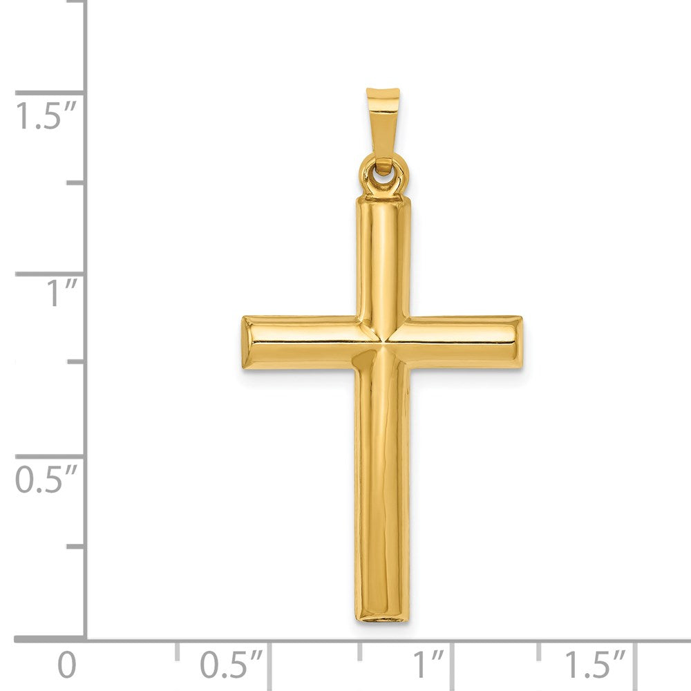 14K Gelbgold 14K Hohl Kreuz Anhänger