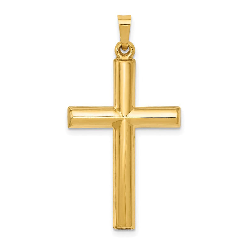 14K Gelbgold 14K Hohl Kreuz Anhänger