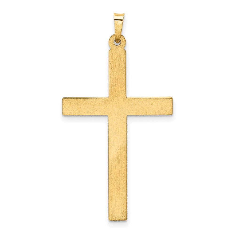 14K Gelbgold 14K Hohl Kreuz Anhänger
