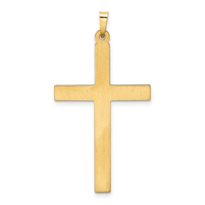 14K Gelbgold 14K Hohl Kreuz Anhänger