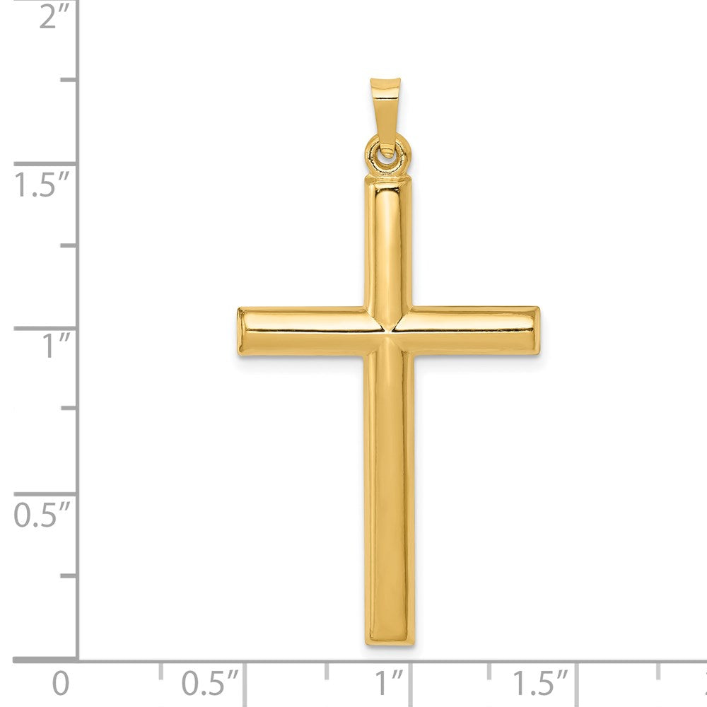 14K Gelbgold 14K Hohl Kreuz Anhänger