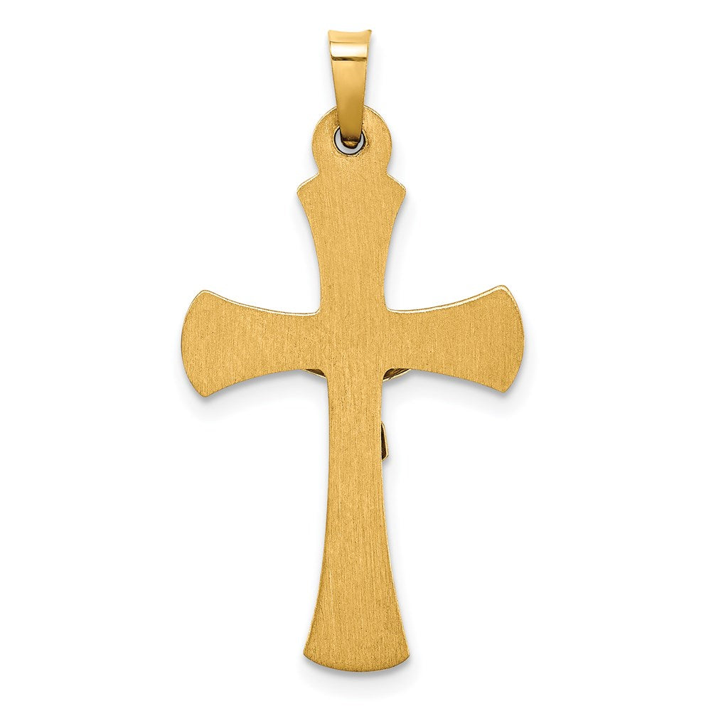14K Bicolor 14K Bicolor Inri Hohl Kruzifix Anhänger