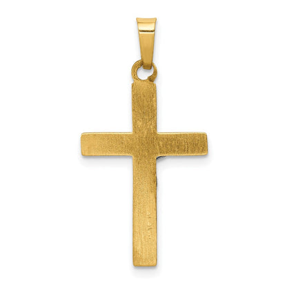 14K Bicolor 14K Bicolor Inri Hohl Kruzifix Anhänger