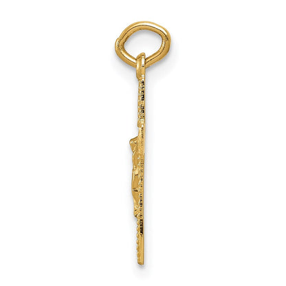 14K Gelbgold 14K Inri Kruzifix Charm