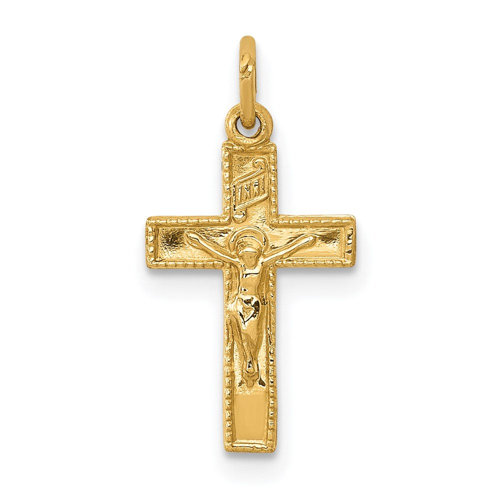 14K Gelbgold 14K Inri Kruzifix Charm