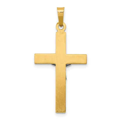 14K Bicolor 14K Bicolor Inri Hohl Kruzifix Anhänger