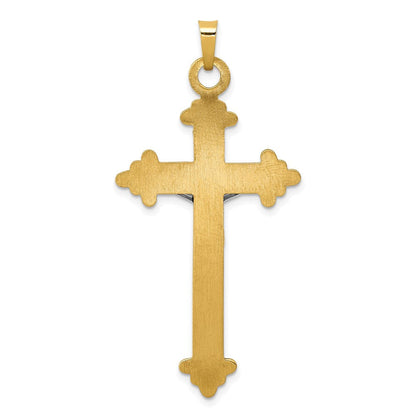 14K Bicolor 14K Bicolor Inri Hohl Kruzifix Anhänger
