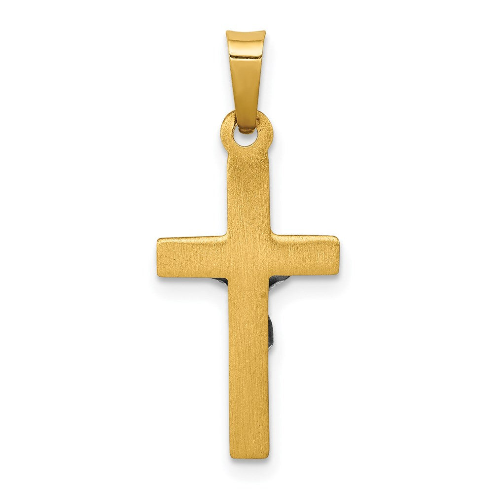 14K Bicolor 14K Bicolor Inri Hohl Kruzifix Anhänger