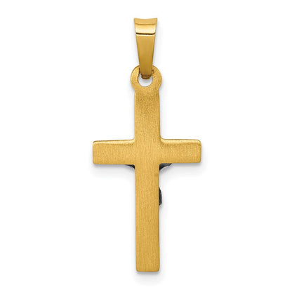 14K Bicolor 14K Bicolor Inri Hohl Kruzifix Anhänger