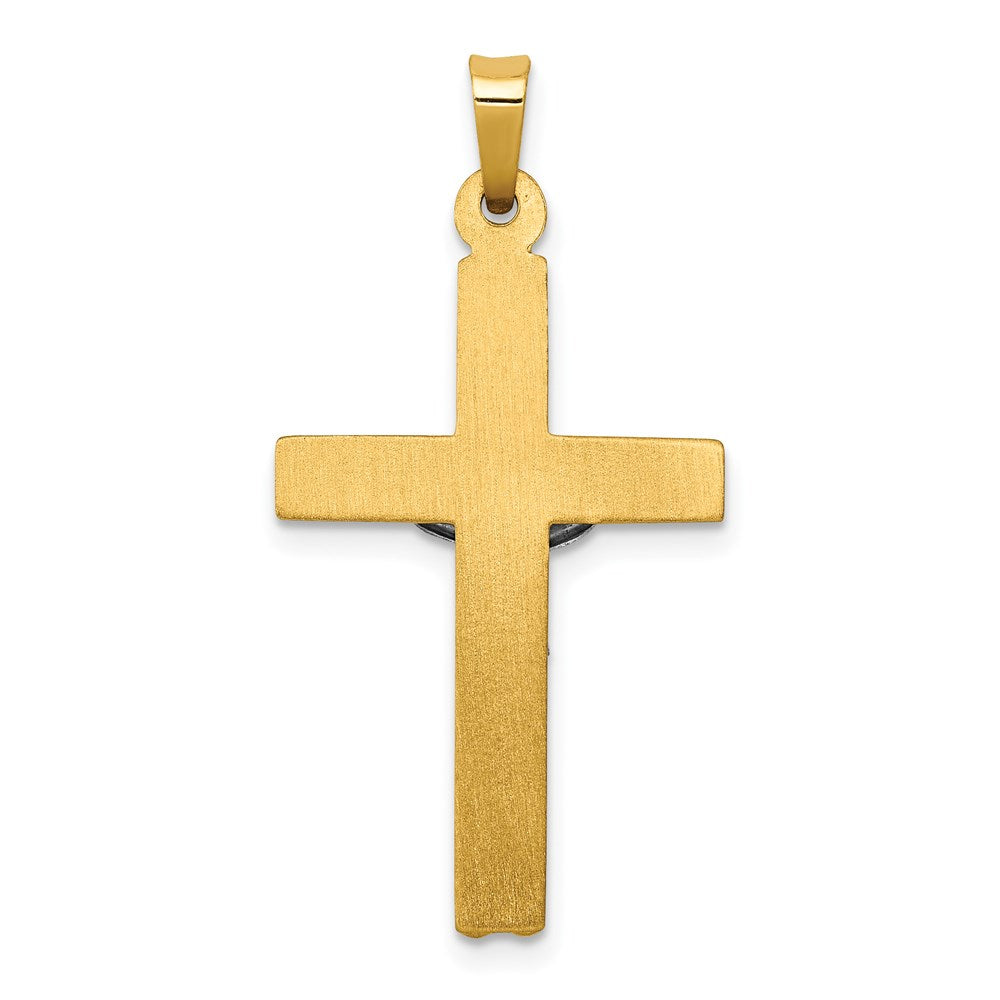 14K Bicolor 14K Bicolor Inri Hohl Kruzifix Anhänger