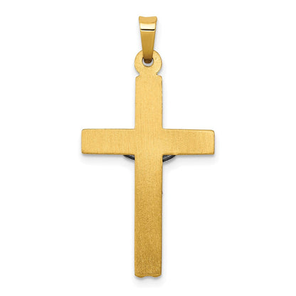14K Bicolor 14K Bicolor Inri Hohl Kruzifix Anhänger