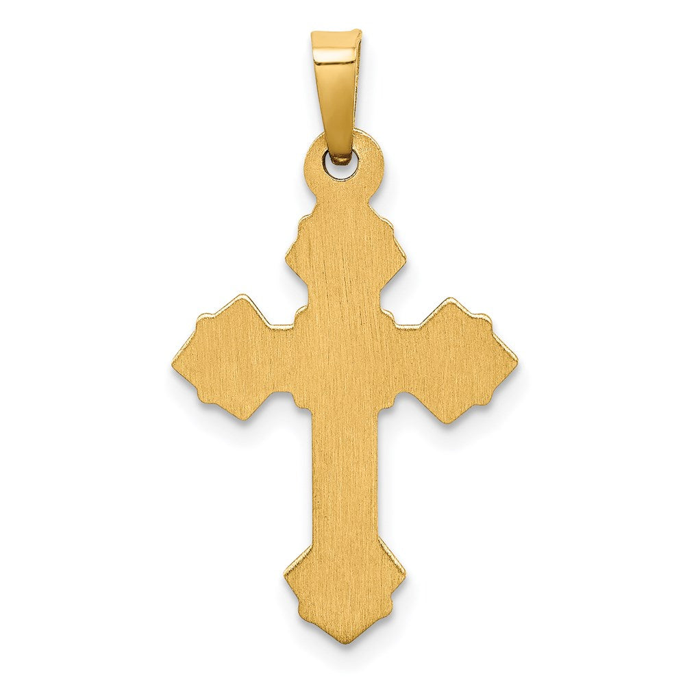 14K Bicolor 14K Bicolor Inri Hohl Kruzifix Anhänger