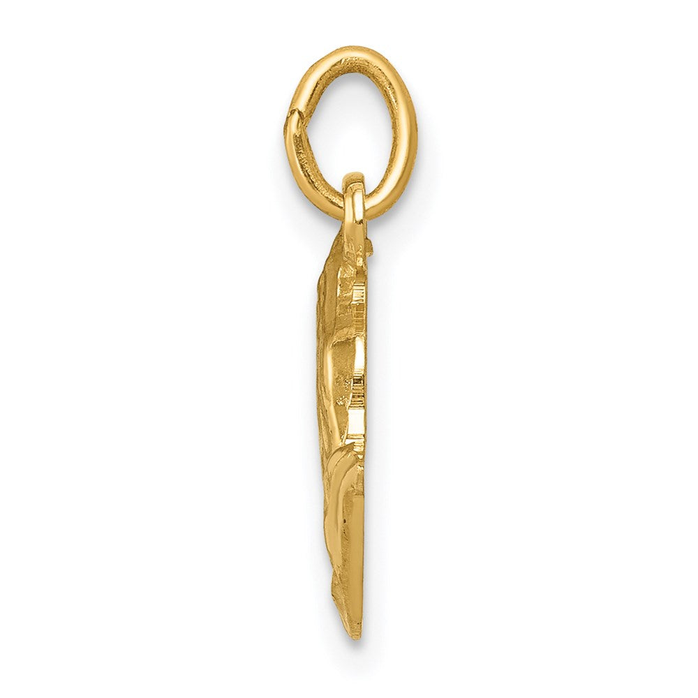14K Gelbgold Betende-Hände-Charm