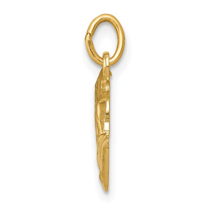 14K Gelbgold Betende-Hände-Charm