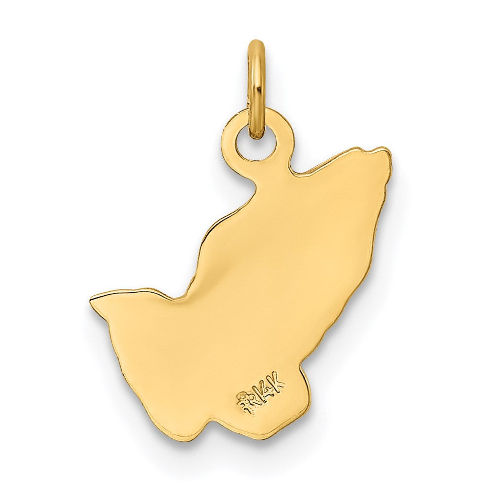 14K Gelbgold Betende-Hände-Charm
