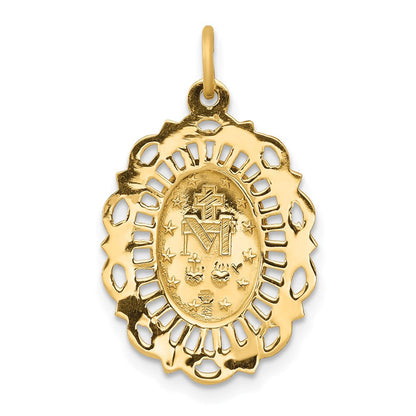 14K Gelbgold Wunderbare Medaille Charm
