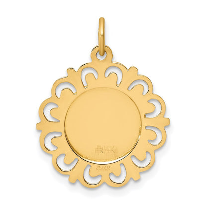 14K Gelbgold Prager Jesulein Medaillen-Charm