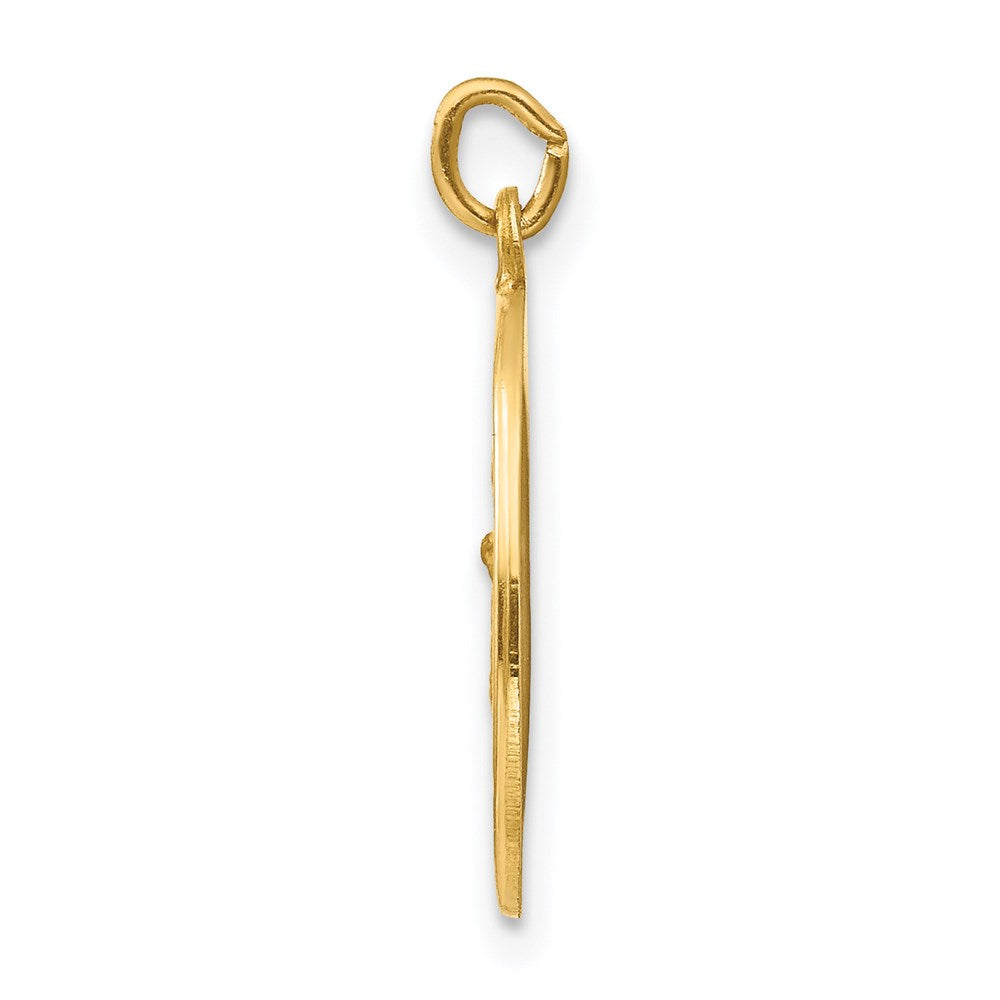 14K Gelbgold Prager Jesuskind Medaille Charm