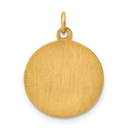 14K Gelbgold Prager Jesuskind Medaille Charm