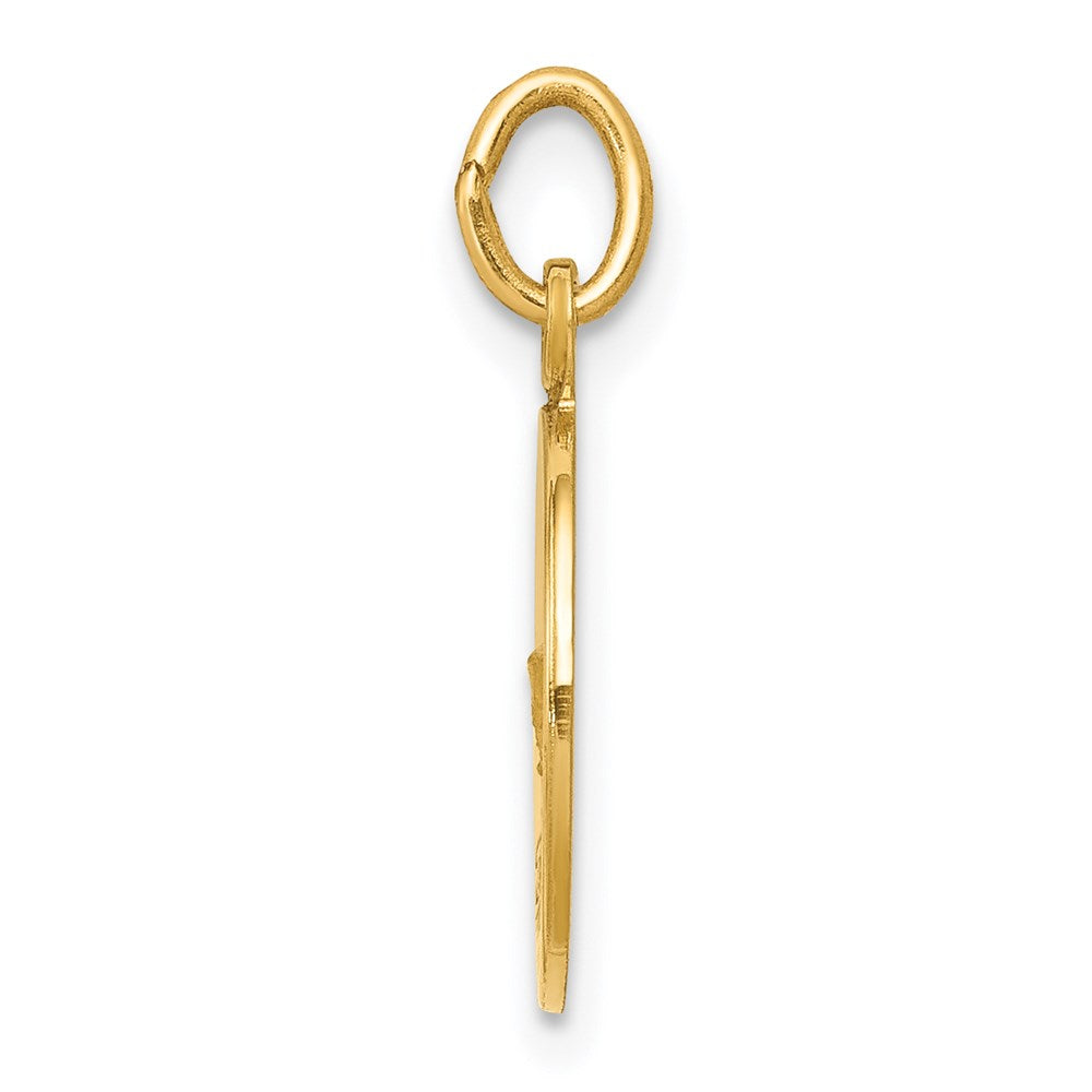 14K Gelbgold Konfirmations-Charm
