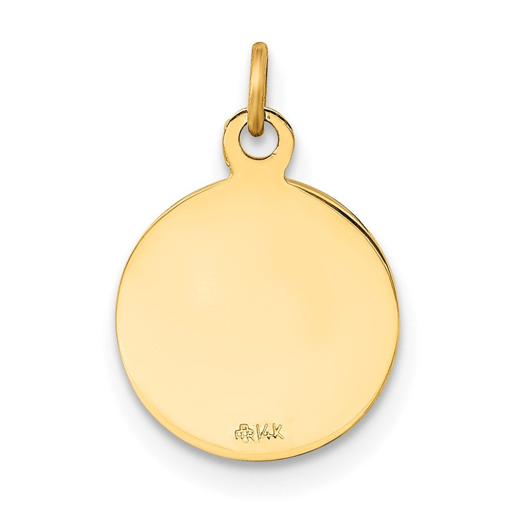 14K Gelbgold Konfirmations-Charm