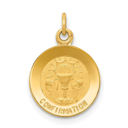 14K Gelbgold Konfirmations-Charm