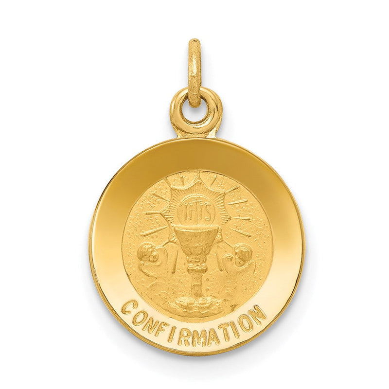14K Gelbgold Konfirmations-Charm