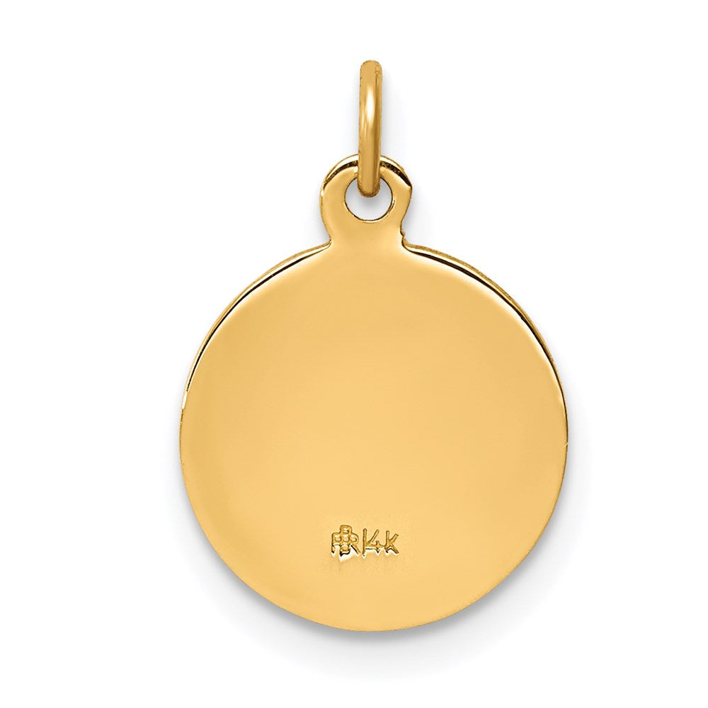 14 Karat Gelbgold Konfirmations-Charm