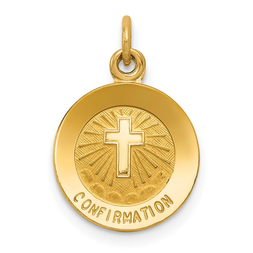 14 Karat Gelbgold Konfirmations-Charm