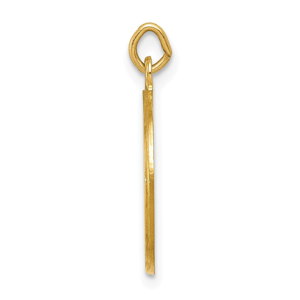 14 Karat Gelbgold Konfirmationsmedaille-Charm