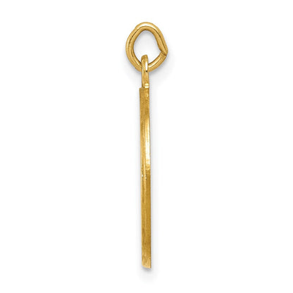 14 Karat Gelbgold Konfirmationsmedaille-Charm